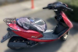 回収実績：鹿児島県のお客様より原付バイクを無料回収させていただきました