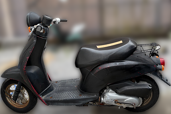 宮崎県宮崎市で回収した原付 ホンダ トゥデイ