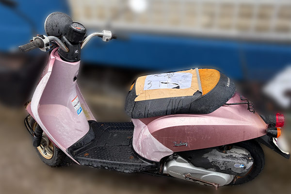 宮崎県宮崎市で回収した原付 ホンダ トゥデイ