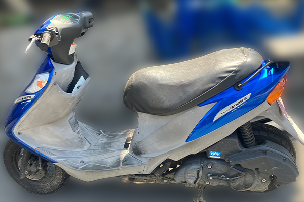 鹿児島県で回収した原付 スズキ アドレスV125G