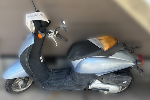 鹿児島県で回収した原付 ホンダ トゥデイ