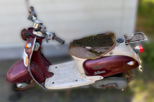 回収実績：鹿児島県のお客様より原付バイクを無料回収させていただきました