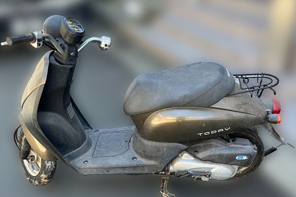 鹿児島県で回収した原付 ホンダ トゥデイ